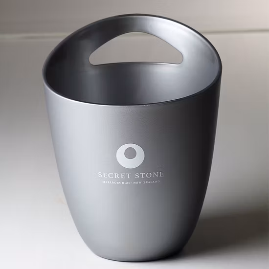 Secchiello per il ghiaccio in plastica champagne trasparente acrilico trasparente di alta qualità all'ingrosso