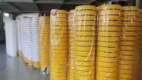 Secchio di metallo per secchi di vernice in plastica PP 18L personalizzato per uso alimentare all'ingrosso